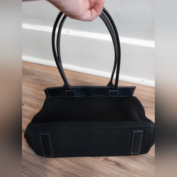 The Sak Black Crochet Shoulder Bag - Picture 6 of 6